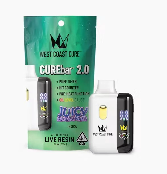 West Coast Cure - WEST COAST CURE: Juicy Blueberries Live Resin 1g AIO (I) Main Image
