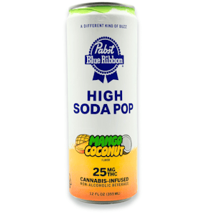 Pabst - Pabst - High Soda - Mango Coconut - Single - 12oz - Beverages - 25mg