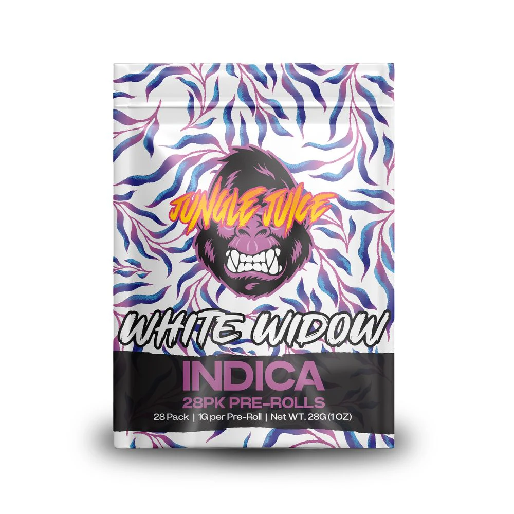 Jungle Juice - White Widow 28pk Prerolls (28g total/1g each) - JUNGLE JUICE Main Image