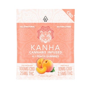 KANHA - 4:1 CBD PEACH - KANHA