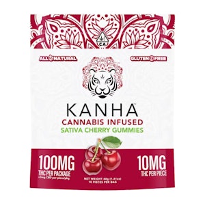KANHA - SATIVA CHERRY GUMMIES 100MG - KANHA