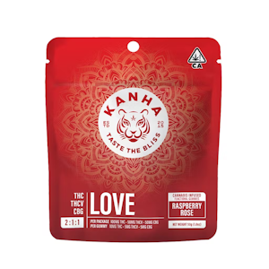 KANHA - Raspberry Rose | FX | NANO | LOVE 2:1:1 | KANHA |100mg THC | 10-pack