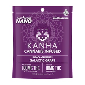 KANHA - NANO - INDICA GALACTIC GRAPE 100MG - KANHA