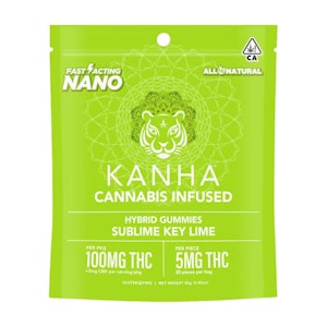 KANHA - NANO - HYBRID KEY LIME 100MG - KANHA