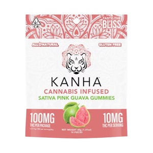 KANHA - SATIVA PINK GUAVA 100MG - KANHA