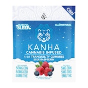 1:1:1 CBD-CBN-THC TRANQUILITY GUMMY - KANHA