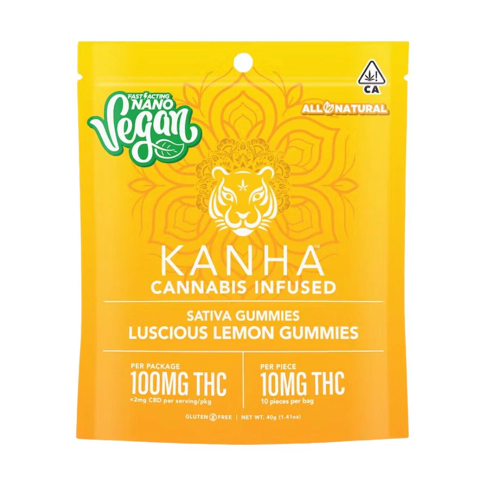 KANHA - VEGAN NANO - LUSCIOUS LEMON 100MG - KANHA Main Image