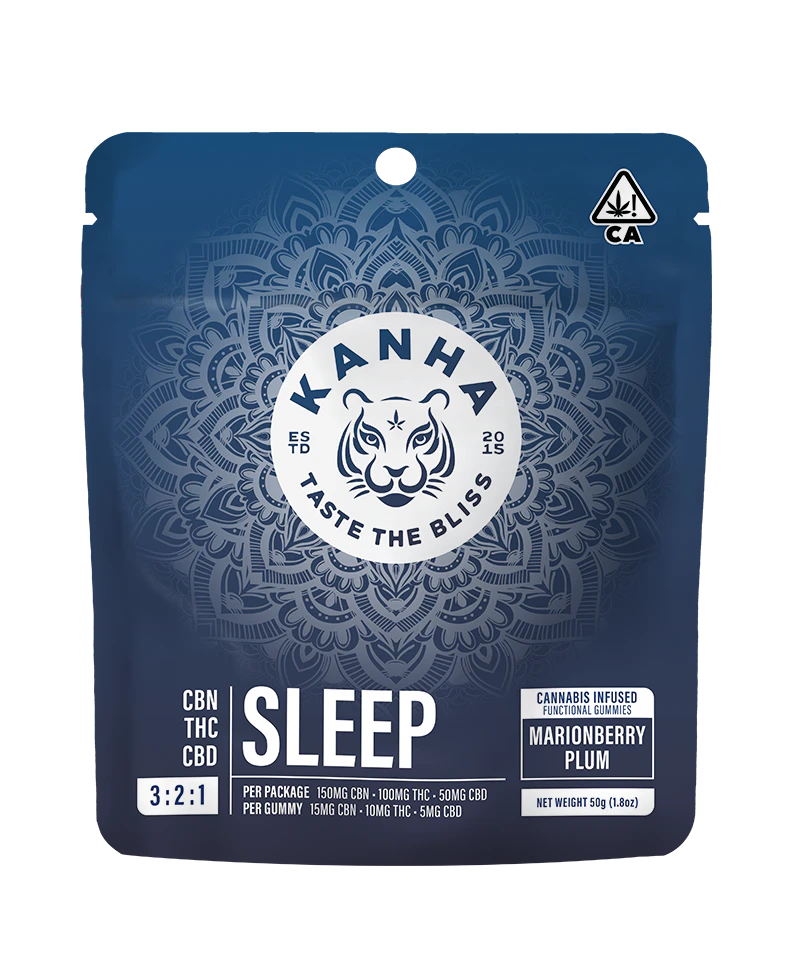 KANHA - Kanha - 3:2:1 CBN:THC:CBD Gummies - Sleep Marionberry Plum Main Image