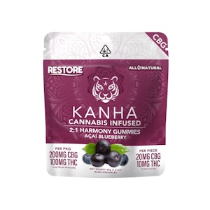 KANHA - 2:1 | CBG:THC - NANO HARMONY - ACAI BLUEBERRY - KANHA