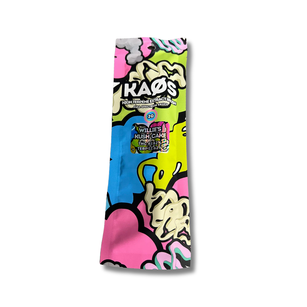 KAØS - Willie's Kush Cake 2g High Terpene Extract Brush - KAOS Main Image