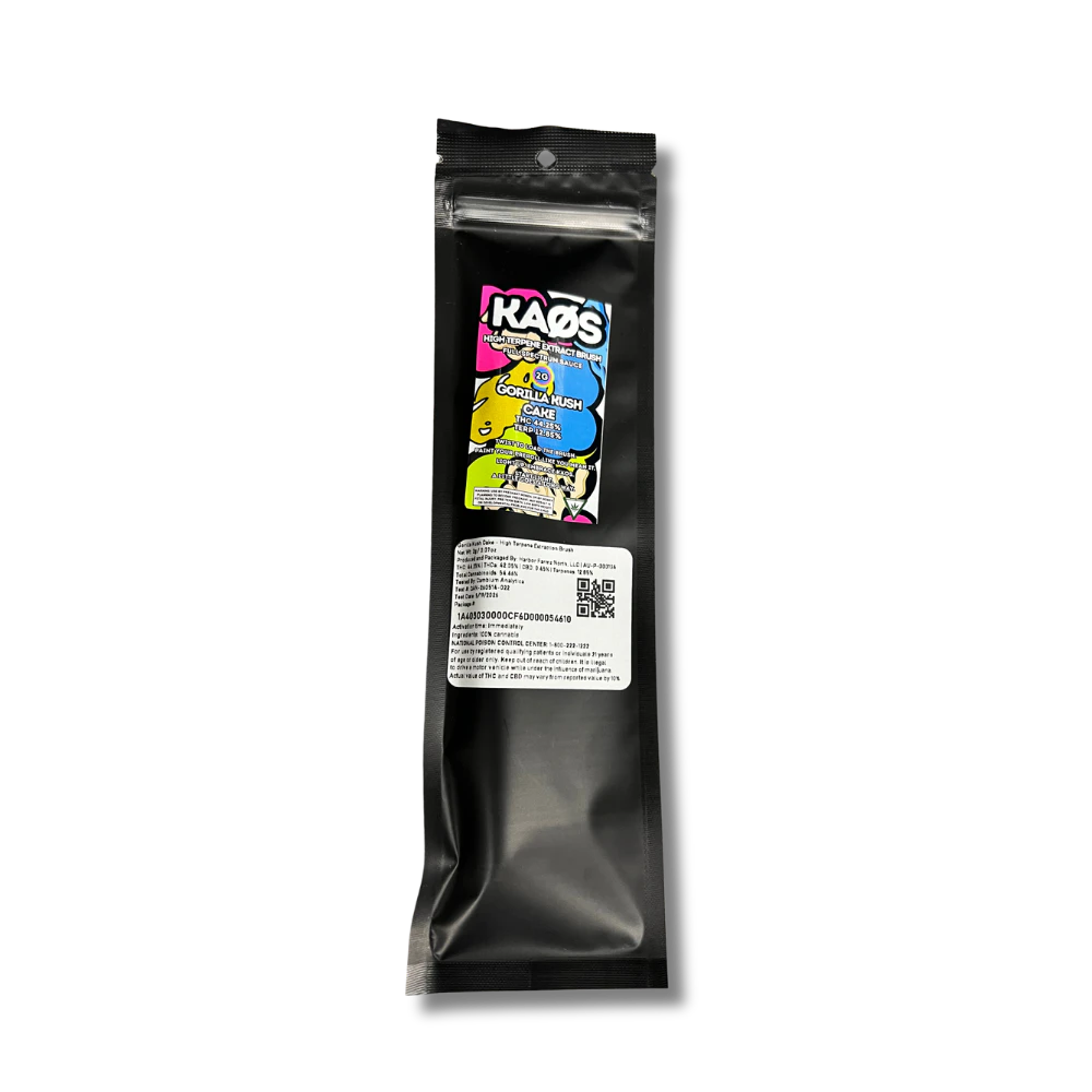 KAØS - Gorilla Kush Cake 2g High Terpene Extract Brush - KAOS Main Image