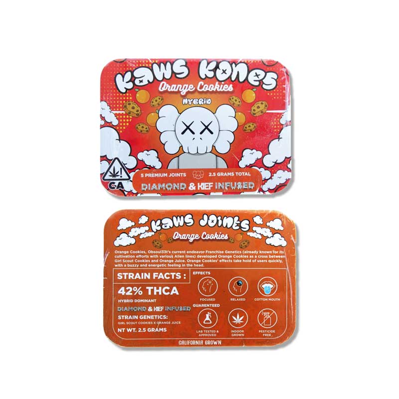 KAWS KONES ORANGE COOKIES - InstaChief Cannabis