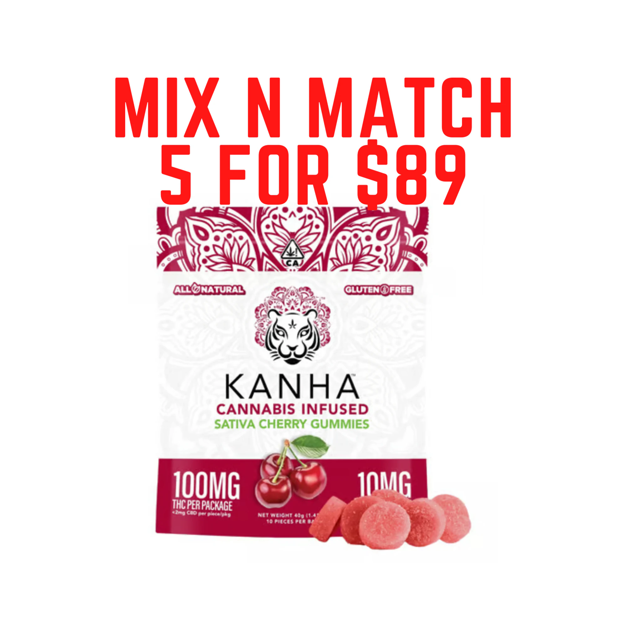 KANHA - KH Cherry Gummy 10-pack (S) Main Image