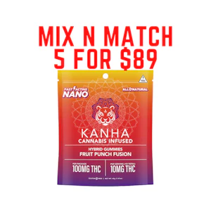KANHA - KH Fruit Punch Fusion (Nano) Gummy 10-pack (H)