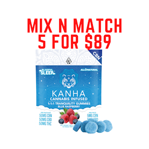 KANHA - KH 1:1:1 CBN:CBD:THC Tranquility Sleep Gummy 10-pack