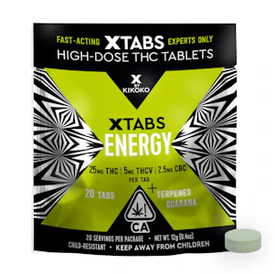 Kikoko - Kikoko | Xtabs | Energy | THCV & CBC | 20 Tablets