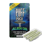 Alien OG (H)  | .5g 5pk Prerolls | Puff