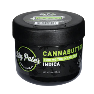 BIG PETE'S TREATS - Cannabutter (I) | 1000mg Jar | Big Pete's Treats