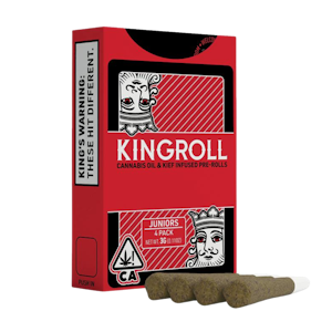 KING ROLL - Animal Mints x Bubba Kush (I) | .75g 4pk Kingroll Jr  | Kingpen