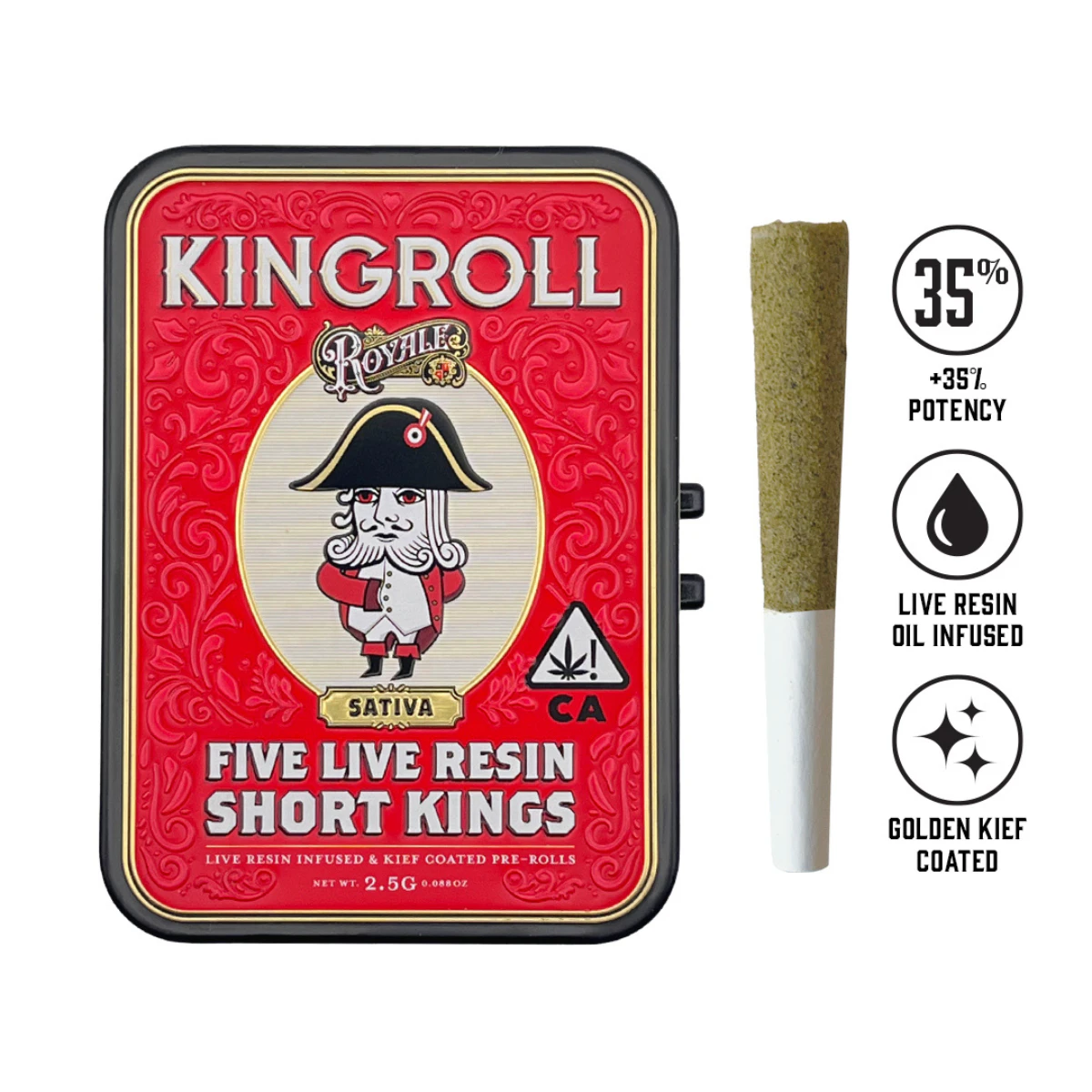 Kingroll - Illemonati (S) | .5g 5pk Kingroll Royale Preroll | Kingroll Main Image
