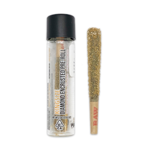 PURIST EXTRACTS - King Size Diamond Infused Preroll 1.5g - Lavender Jack x Banana Punch 40%