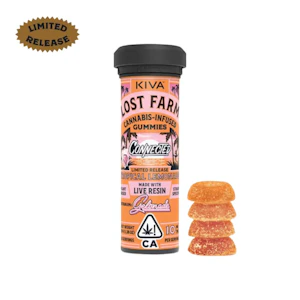 Kiva Confections - LOST FARM - TROPICAL LEMONADE 100MG - KIVA CONFECTIONS