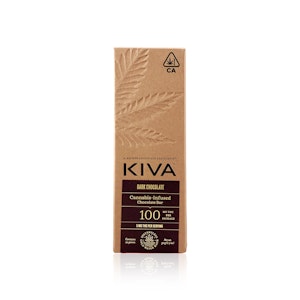 KIVA - KIVA - Edible - Dark Chocolate Bar - 100MG