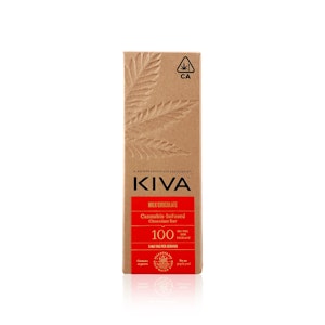 KIVA - KIVA - Edible - Milk Chocolate Bar  - 100MG