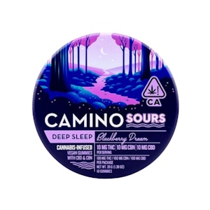 Kiva Confections - CAMINO - BLACKBERRY SOURS CBN 1:1:1 THC/CBD/CBN - KIVA CONFECTIONS