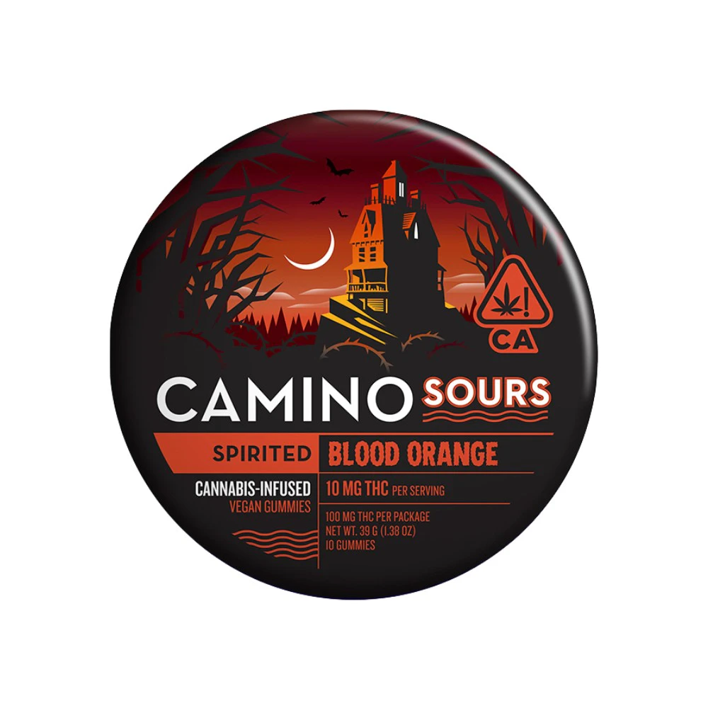 Kiva Confections - CAMINO - BLOOD ORANGE SOURS 100MG - KIVA CONFECTIONS Main Image