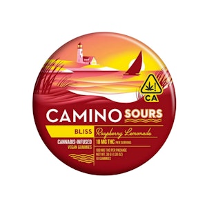 Kiva Confections - CAMINO - RASPBERRY LEMONADE SOURS 100MG - KIVA CONFECTIONS