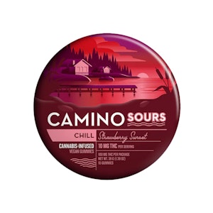 Kiva Confections - CAMINO - STRAWBERRY SUNSET SOURS 100MG - KIVA CONFECTIONS