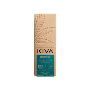 Kiva Confections - KIVA - CBN - MIDNIGHT MINT DARK CHOCOLATE 100MG - KIVA CONFECTIONS