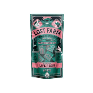 Kiva Confections - LOST FARM CHEWS - WATERMELON 100MG (GELATO) - KIVA CONFECTIONS