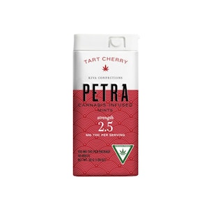 Kiva Confections - PETRA MINTS - TART CHERRY - KIVA CONFECTIONS