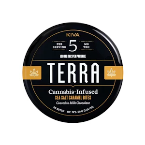 Kiva Confections - TERRA BITES - MILK CHOCOLATE SEA SALT CARAMEL - KIVA CONFECTIONS