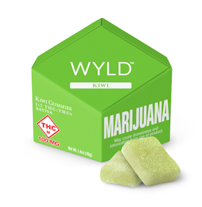 WYLD - WYLD - KIWI 100MG 1:1 SATIVA GUMMIES