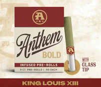 Anthem | Bold Glass Tip Infused King Louis XIII Pre-Roll Pack 2.5g