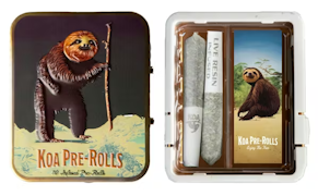 Koa Infused 2pk Prerolls .7g Forbidden Fruit x Grape Ape