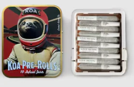 Koa Infused 10pk Prerolls 3.5g Forbidden Fruit X Grape Ape