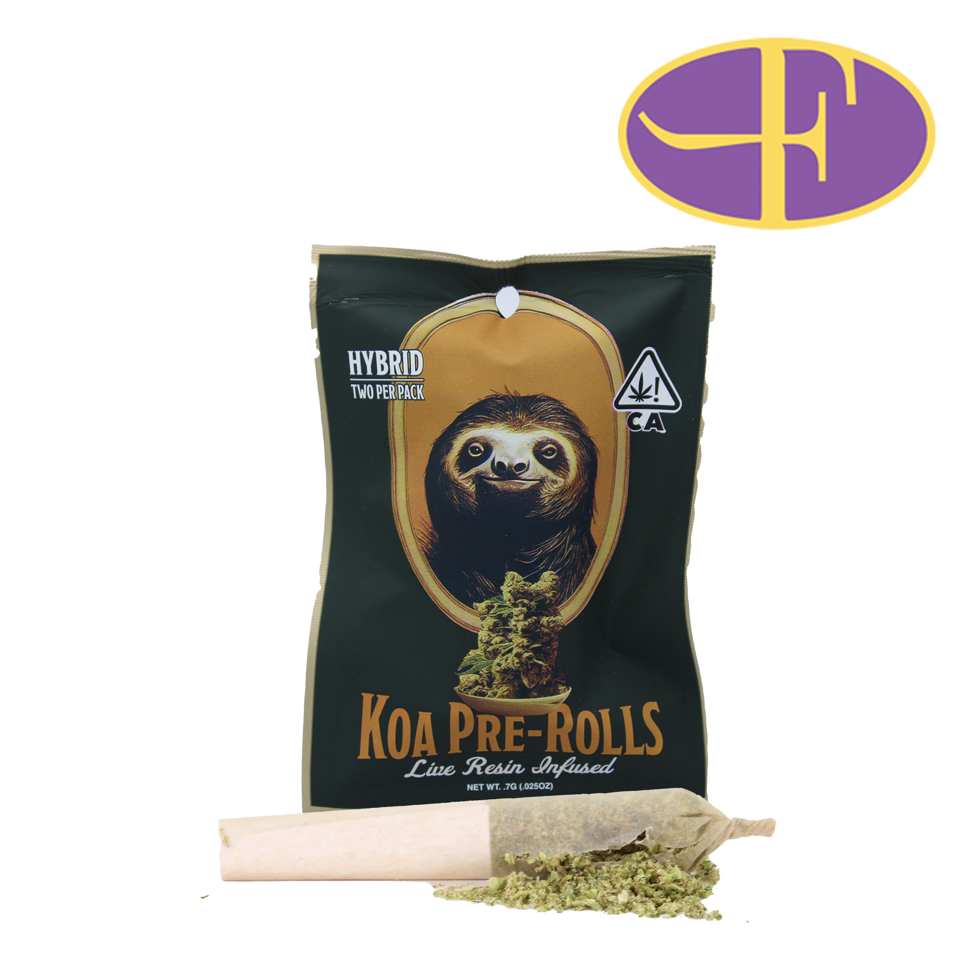dompen™ - Gas Daddy x Circus Animals Live Resin Infused Pre-Rolls (2pk) Main Image