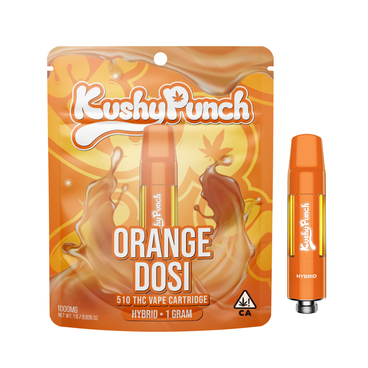Kushy Punch - Kushy Punch Cart 1g Orange Dosi Main Image
