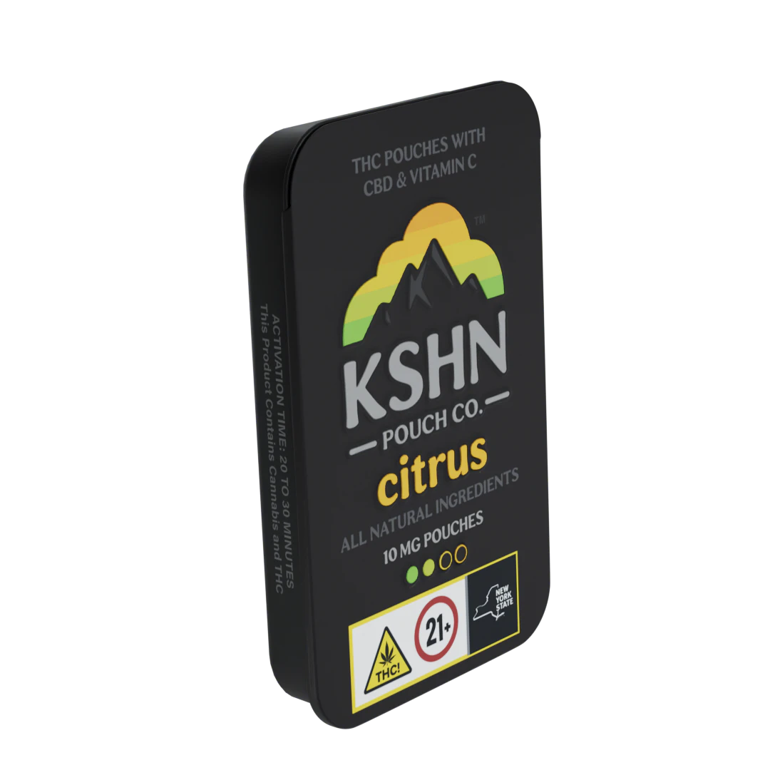 KSHN Pouch CO. - KSHN Pouch CO. - Citrus - 10mg THC x 10ct. - 100mg THC - Edible Main Image
