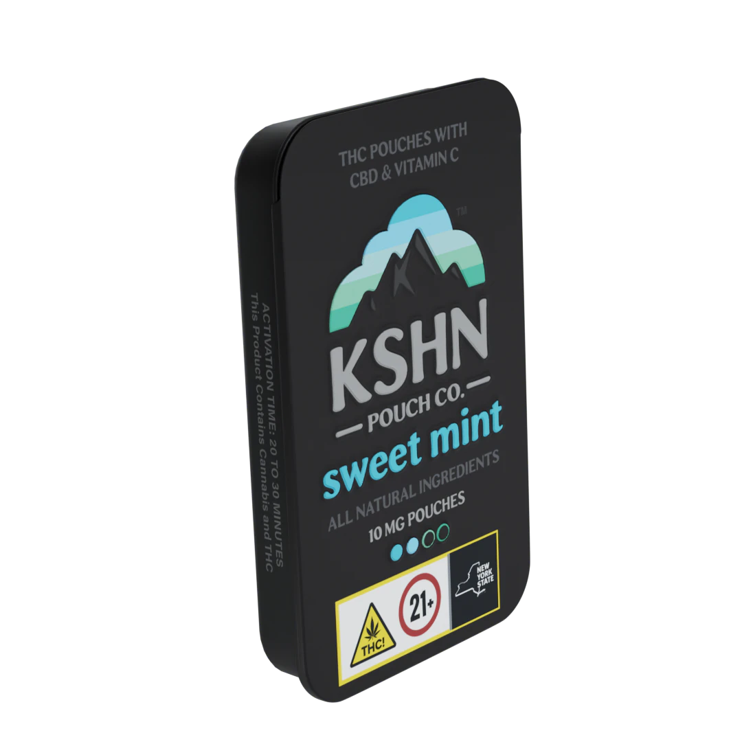 KSHN Pouch CO. - KSHN Pouch CO. - Sweet Mint - 10mg THC x 10ct. - 100mg THC - Edible Main Image
