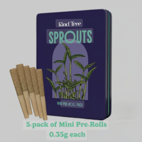Kind Tree Sprouts | PR | Dirty Banana Diamond Infused | 5pk/1.75g