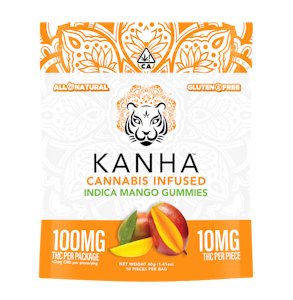 KANHA - [Kanha] Gummies - 100mg - Mango (I)