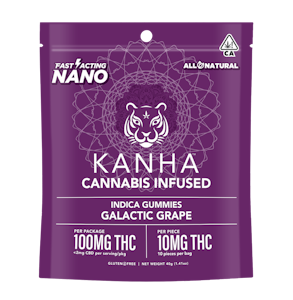 KANHA - [Kanha] NANO Gummies - 100mg - Galactic Grape (I)