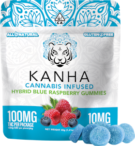 KANHA - KANHA | BLUE RASPBERRY - 10PK | EDIBLE | 100MG
