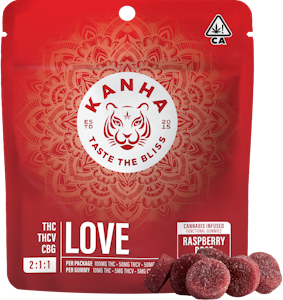 KANHA - KANHA | LOVE 2:1:1 THC/THCV/CBG - 10PK | EDIBLE
