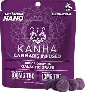 KANHA - KANHA | GALACTIC GRAPE - 10PK | EDIBLE | 100MG